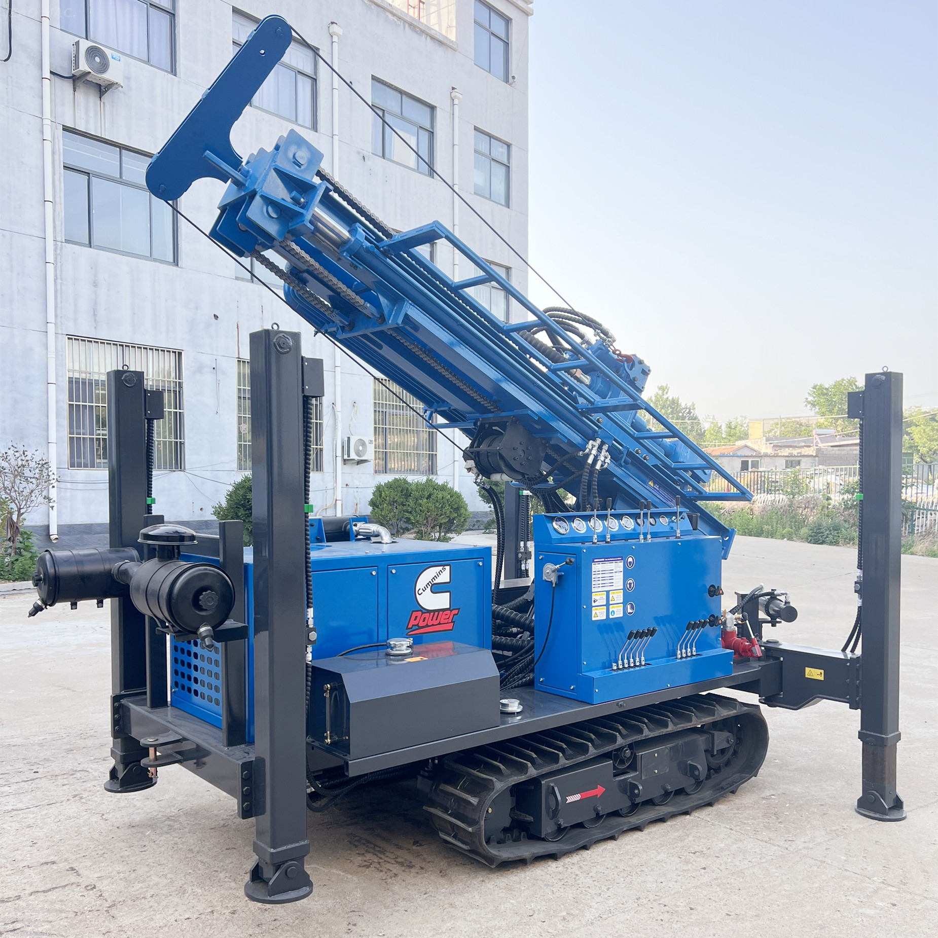 JW200 Water Well Drilling Rig With Foam Pump