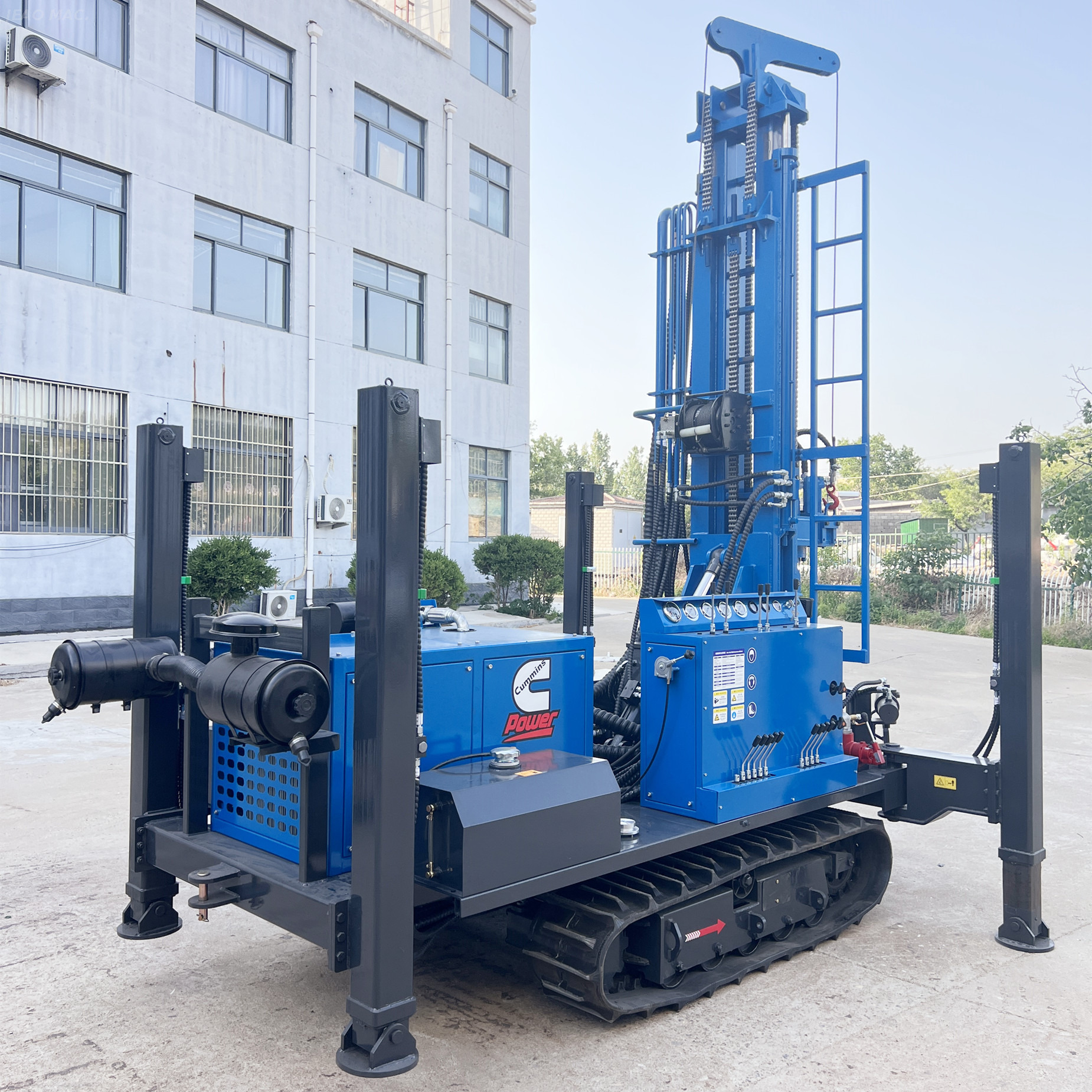 JW200 Water Well Drilling Rig With Foam Pump