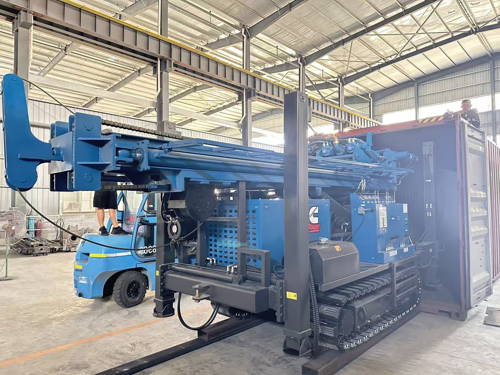Shipping JW350 Water Well Drilling Rig To Poland Of Europe!